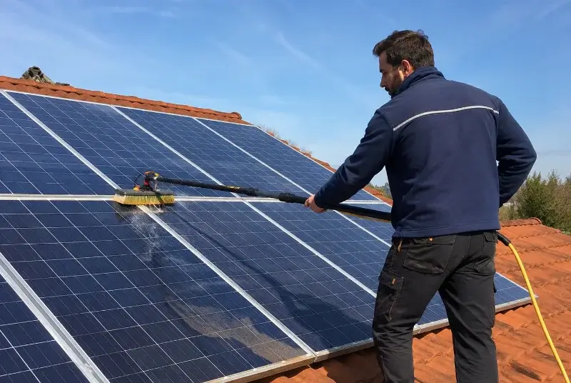 Nettoyage et entretien de panneaux solaires à Bardos